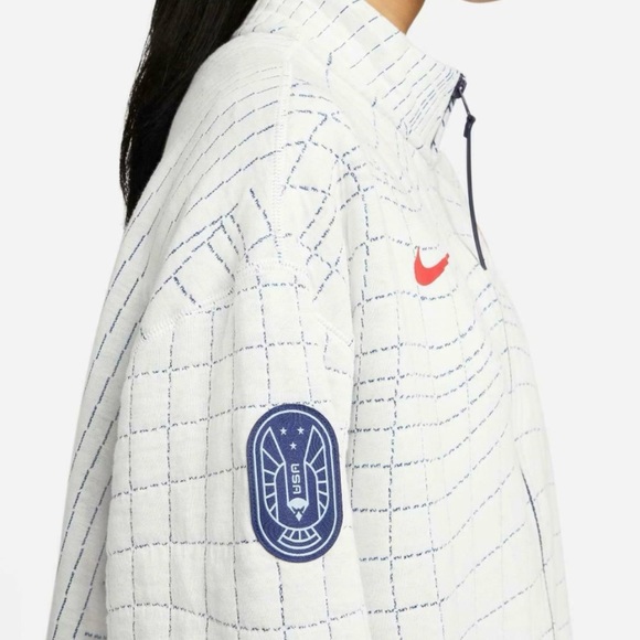Women's Nike Olympic Team White Media Full-Zip Jacket NWT - Picture 8 of 9